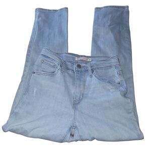 Levi's 724 High Rise Straight Cropped Jeans Size 24